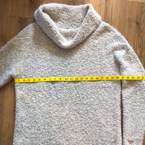 Columbia Cowl neck super soft long sweater Mohair wool beige / cream cozy XL - Picture 6 of 6